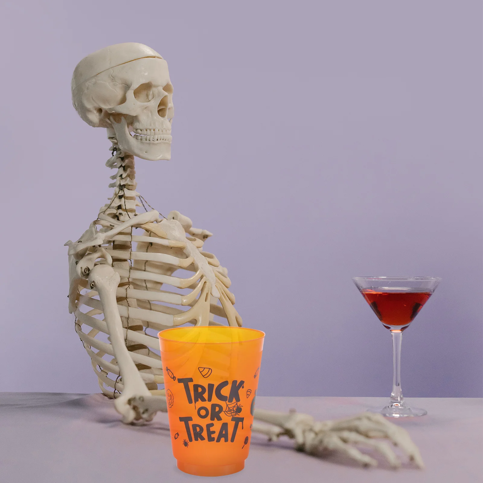 

5pcs Plastic Creative Reusable Drink Multi-Color Party Cups Household Halloween Themed Travel Drink Cups Reusable