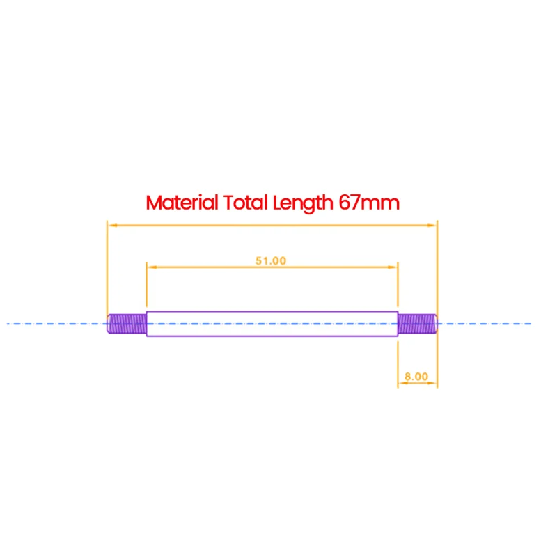

CYGJ-рулевая тяга с шаровой головкой Ackerman для 1/10 RC гусеничного автомобиля Traxxas TRX4 Defender, сменные аксессуары