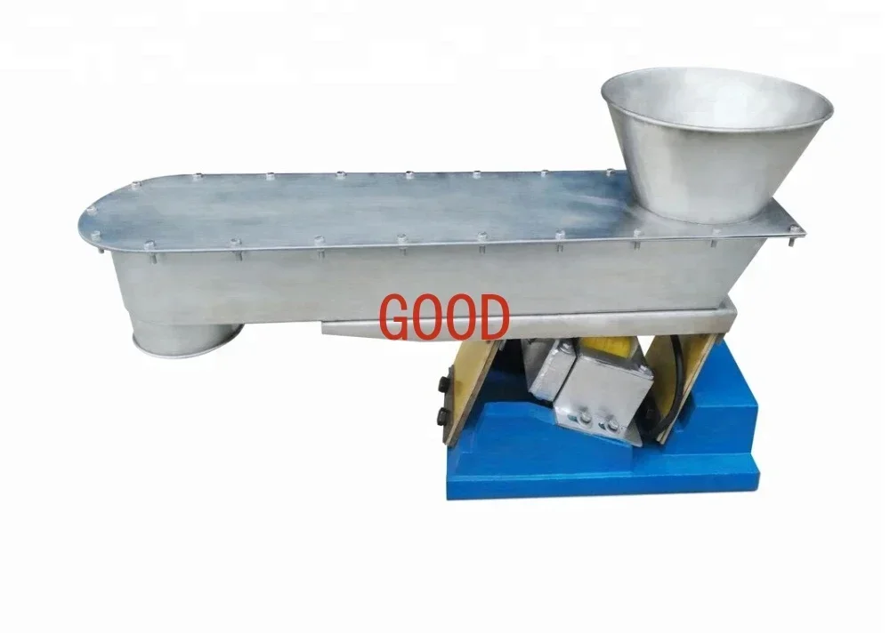 Электромагнитный линейный вибрационный вибрирующий конвейер для зерна