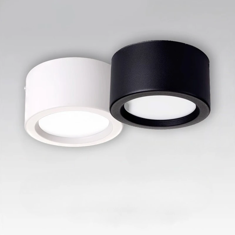 3pcs Modern Surface Mounted Downlight LED Ceiling Light Spotlight LED Downlight Indoor Lighting Ceiling Mounted Bucket Light
