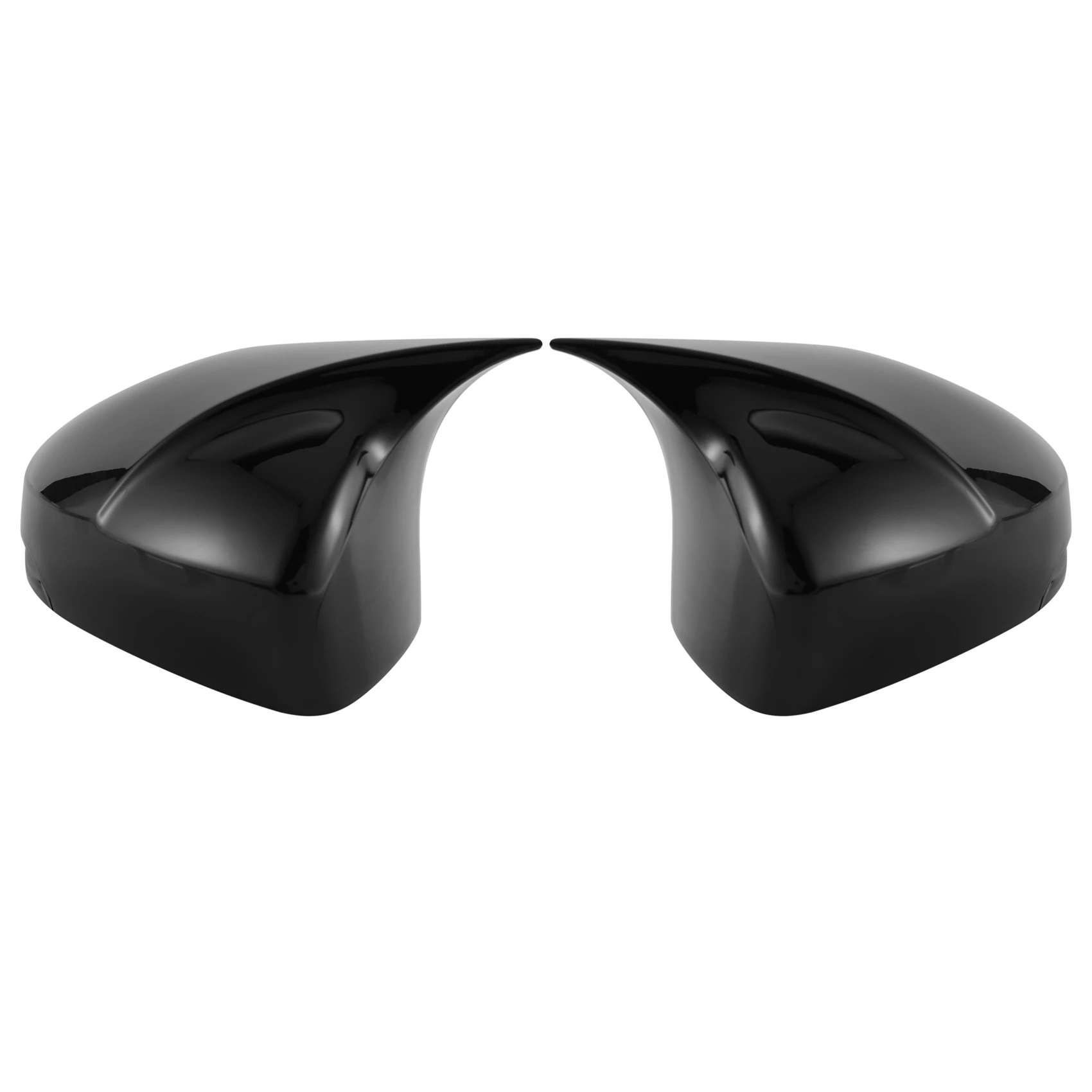 

Для Honda Fit 2014-2018 черная внешняя крышка зеркала заднего вида, накладка из АБС-пластика в форме рога, колпачки заднего вида