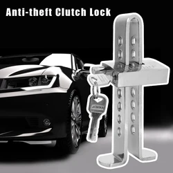 Auto Brake Pedal Lock Throttle Accelerator Security Anti-Theft Tool Universal Car Clutch Lock Steel Stainless Car Accessories