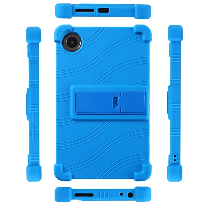 Shockproof Protector Funda For TCL TAB 8 Gen 2 8188X1 8.7" Tablet Case Soft Silicone Cover with Rear Kickstand