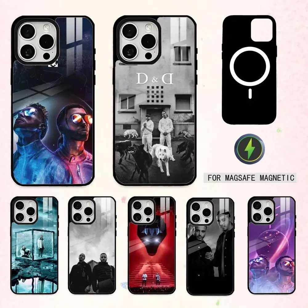 

Djadja Dinaz Rap Group Phone Case For iPhone17,16,15,14,13,12,11 Plus,Pro Max Magnetic For Magsafe Wireless Charging