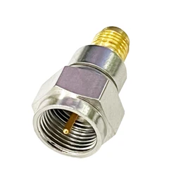 1pc F Male Plug to SMA Female Jack RF Coax Adapter Connector for WIFI Convertor Straight Goldplated Wholesale