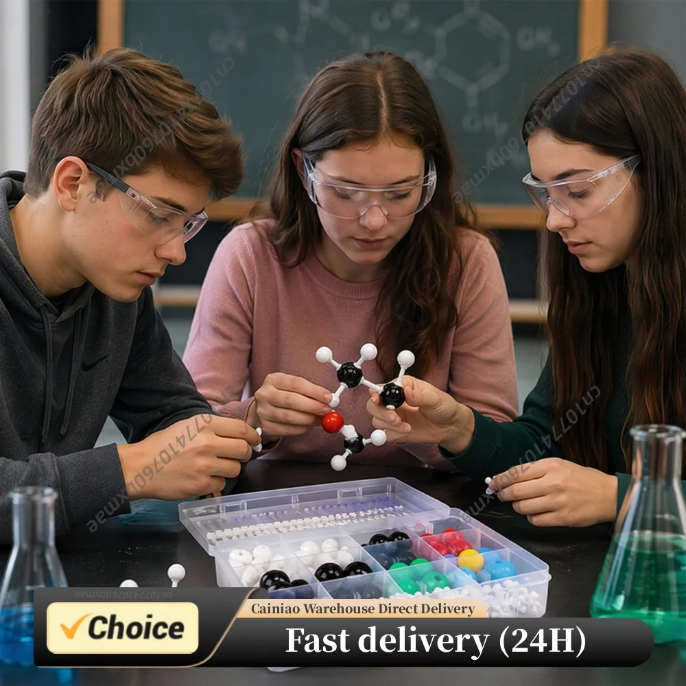 Molecular Structures Building Kit Visualize Structure & Effortless Assembly Organic Molecular Set for Chemistry Teaching