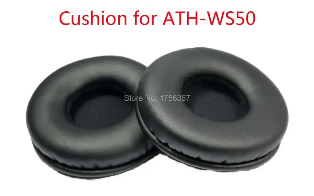 Almohadillas de repuesto para auriculares, compatibles con Audio-TECHNIC, almohadilla de auricular ATH-WS50, orejeras originales/juego de esponja de auriculares de alta calidad