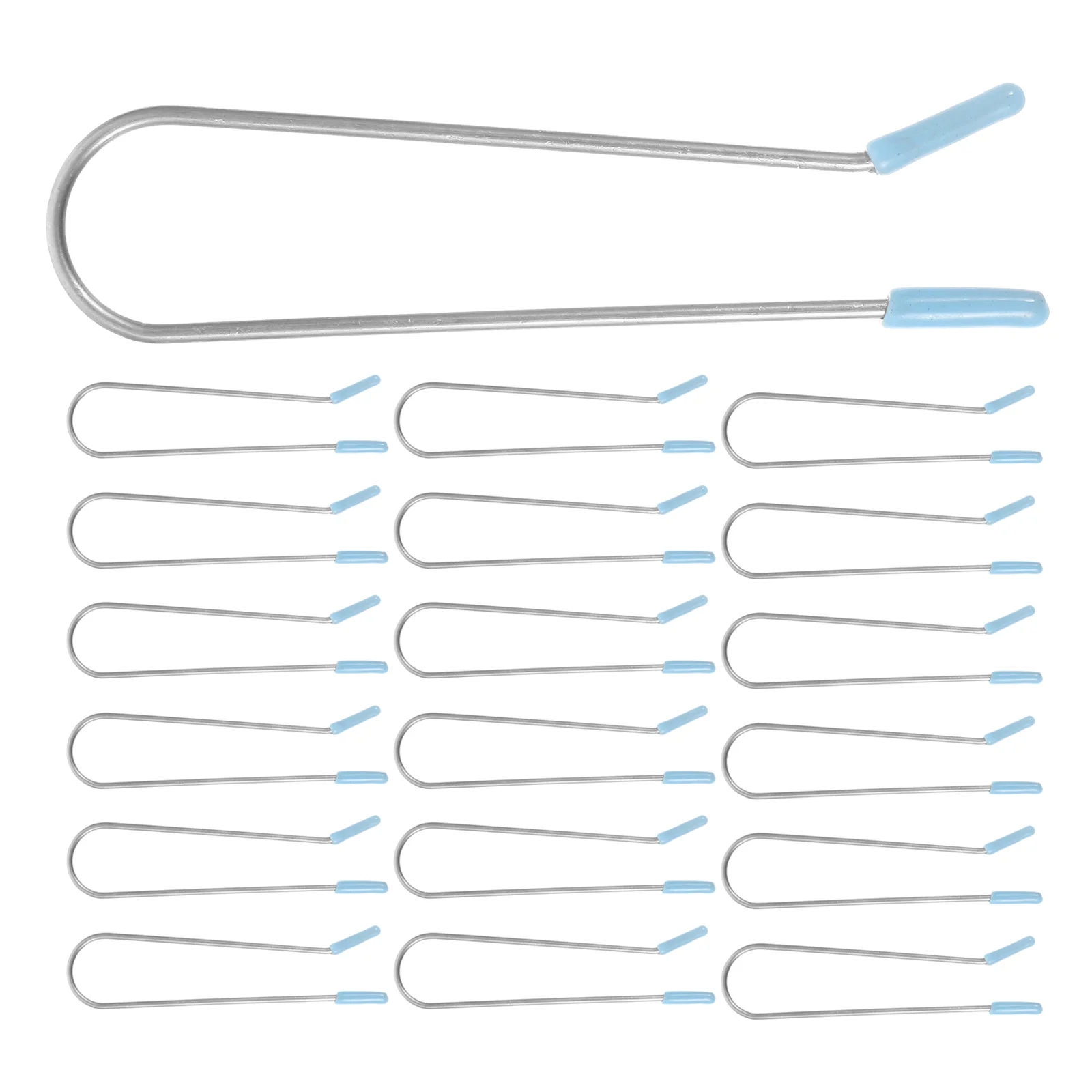 

24pcs Hot Roller Clips Replacement Kit 1.9Cm U Shaped Small Size For Electric Curlers Heat Resistant Fast Heating Hair Styling