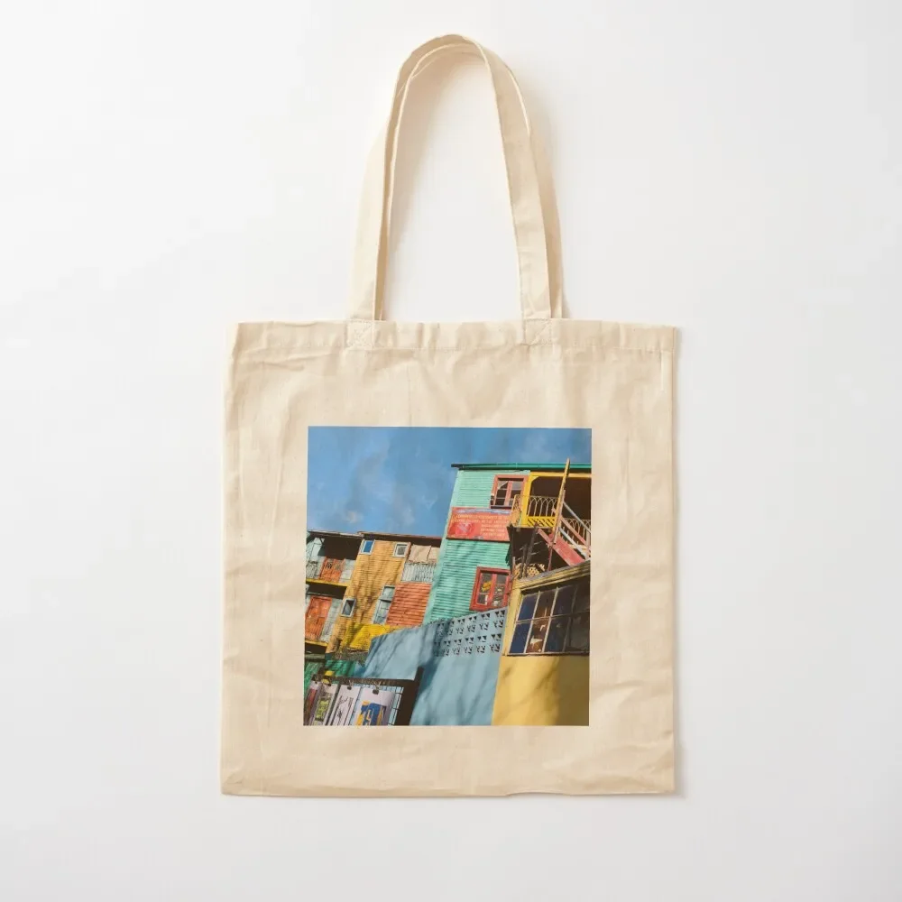 Buenos Aires colorful neighborhood Tote Bag sacs de shopping custom canvas bag hand bags Large bags for women Tote Bag