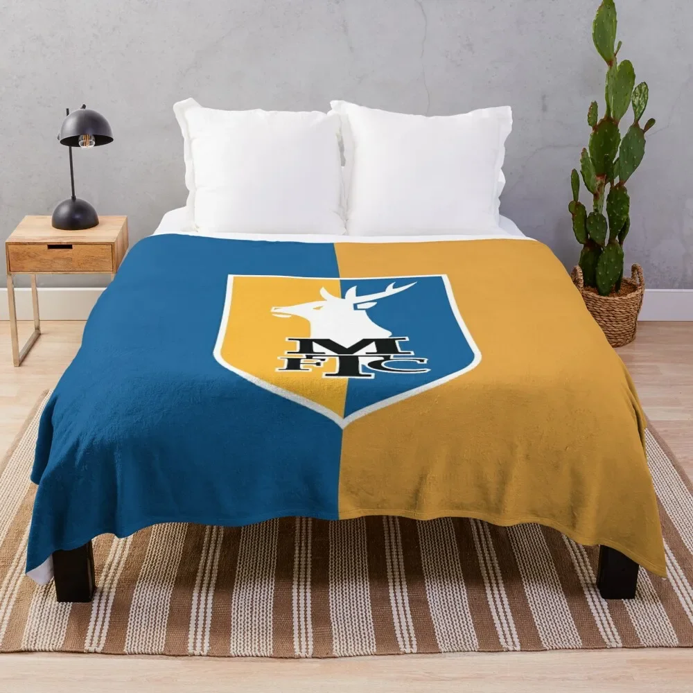 

Mansfield Town FC Throw Blanket Fluffys Large Bed covers Blankets