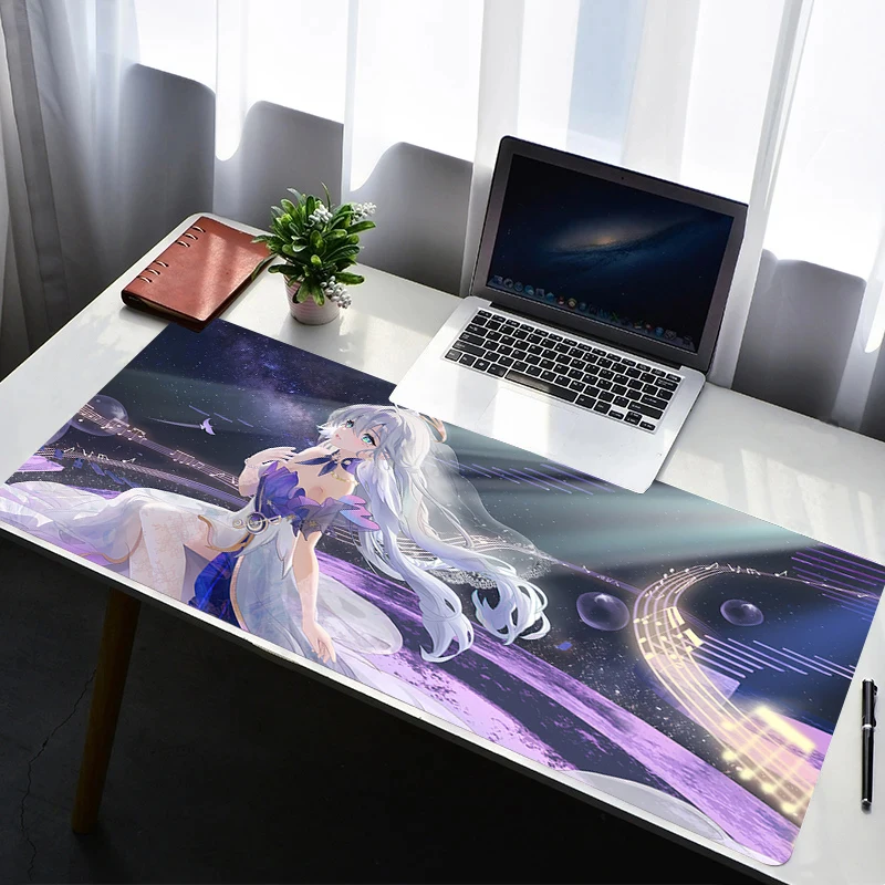 

Mouse Pad H-honkai Star Rail Robin Laptop Non Slip Extended Desktop Mouse Mat PC Rubber Keyboard Pad Gaming Accessories Mousepad