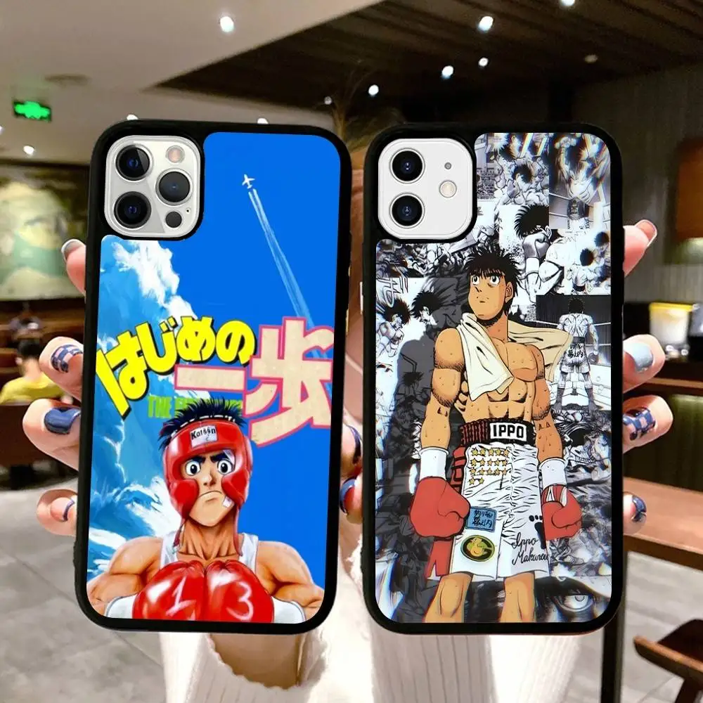 Hajime No Ippo Anime For IPhone 11 12 13 14 15 16 17 Pro Max Plus TPU+PC Shockproof Back Phone Cases