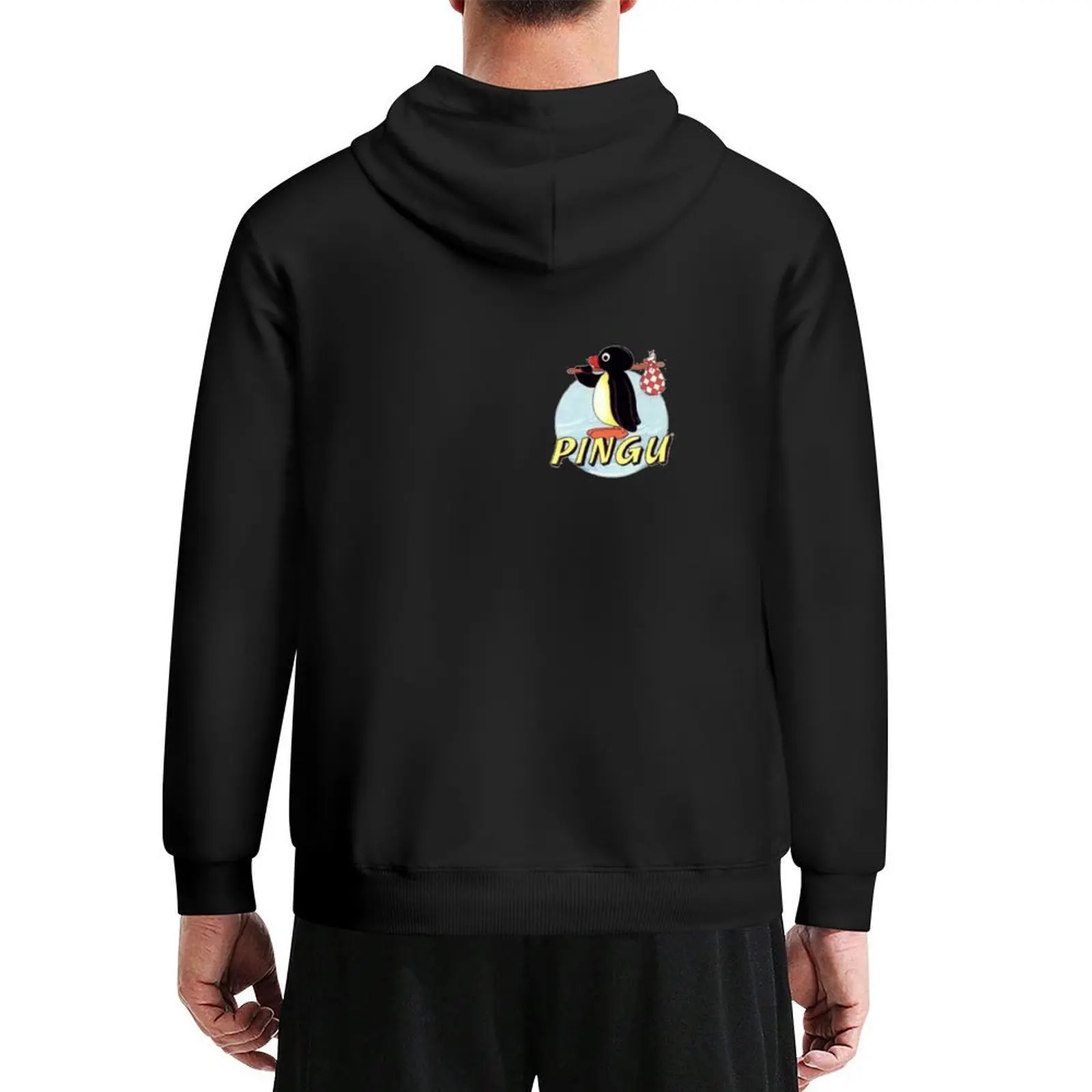 

Pingu Logo Hoodie men wear graphic t shirts men mens clothes autumn new products hoodie for men