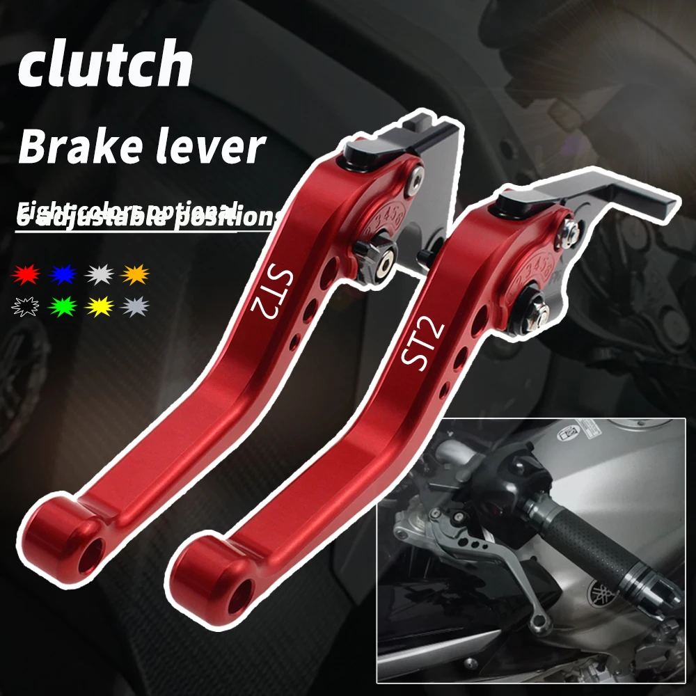 

Motorcycle CNC Adjustable Handles Lever Long / Short Brake Clutch Levers For DUCATI ST2 ST 2 1998 1999 2000 2001 2002 2003