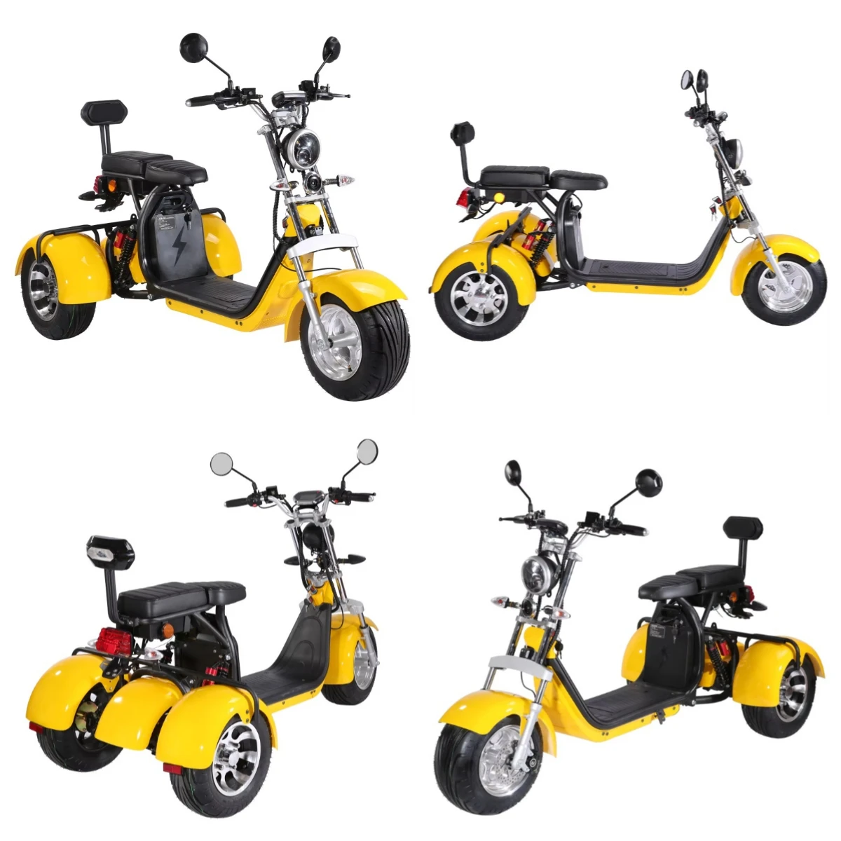 

Заводская распродажа, 12 дюймов, 500 Вт, 60 В, 20 А, электрический трехколесный велосипед с толстыми шинами, городской спортивный модный электрический трехколесный велосипед