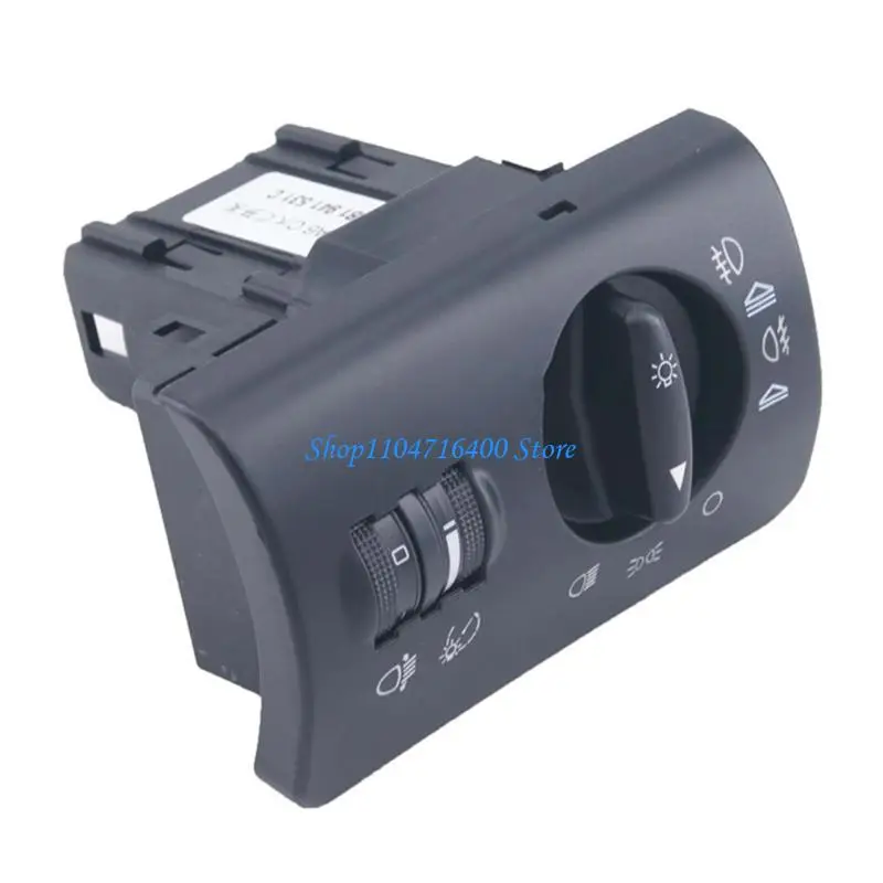 

y1gd Automobile Front Headlight Fog Lamp Switch Control Knob 4B1941531C Black Button