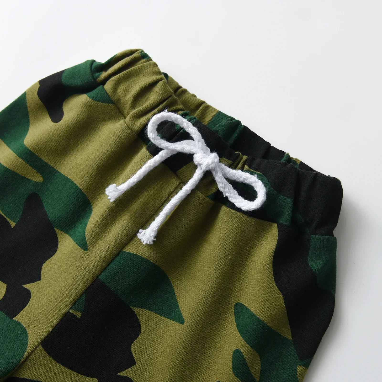 3PCS Newborn infant Baby Boy Clothes Set Cotton Letters Printed Long Sleeve Romper Bodysuit Top Camo Pants Hat Outfit for Boys