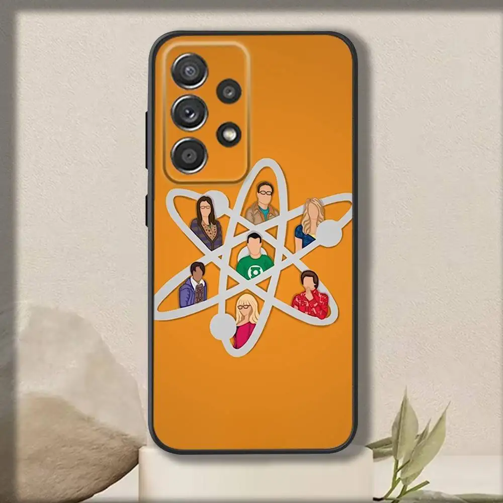 حافظة هاتف B-Bigs Bang T-Theorys لهاتف سامسونج S 25,24,23,22,30,21,10,9,Ultra,Plus,Lite,FE,4,5G حافظة سوداء ناعمة #3