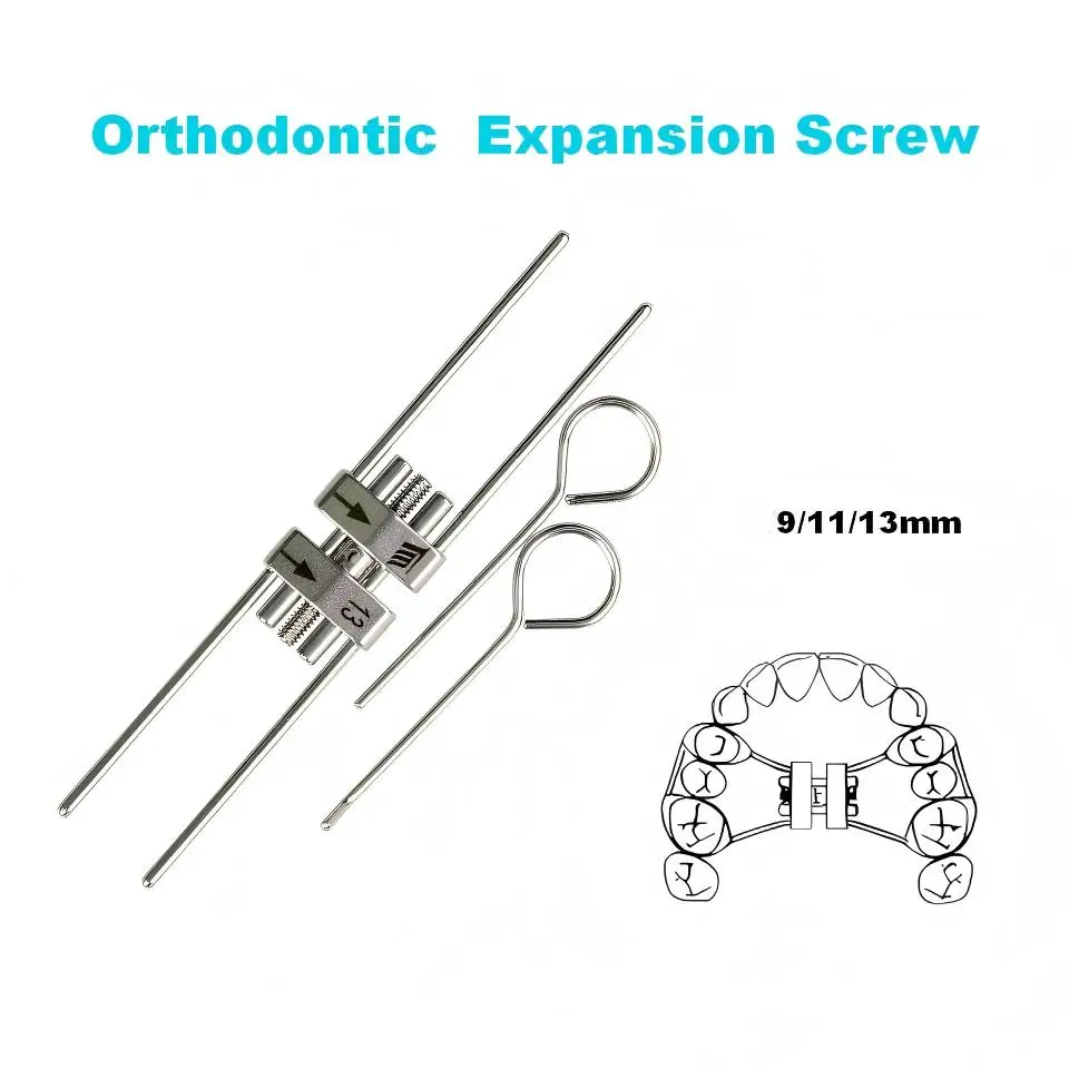 Dental Expansion Screw Orthodontic Palatal Expansion Screw Orthodontic RPE Screw Rapid Palatal Expander Appliance Component