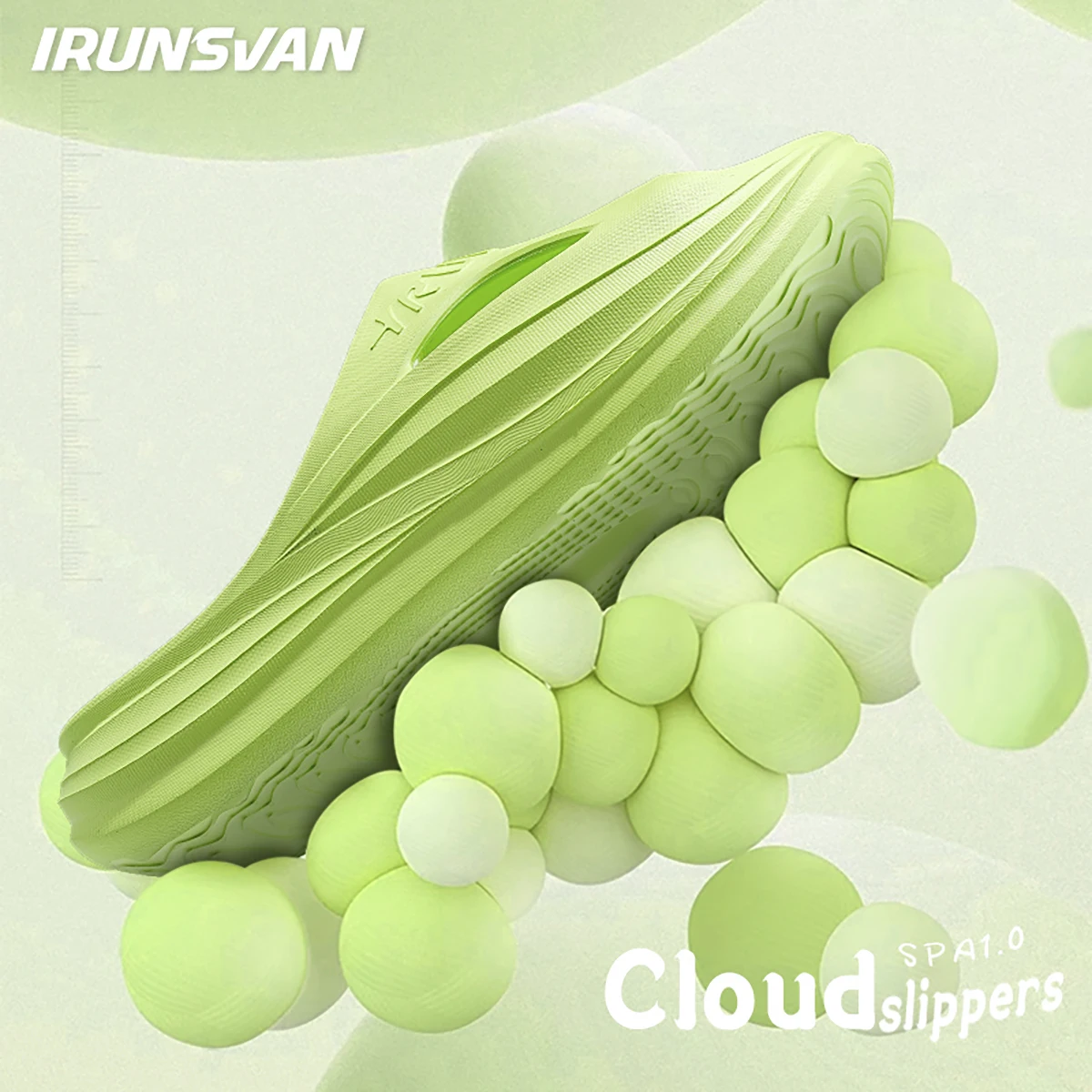 IRUNSVAN Non-Slip Slide Fashion Soft-soled Lightweight Home Slipper and Wear-Resistant Design with Cushioned Sole Sport Slipper