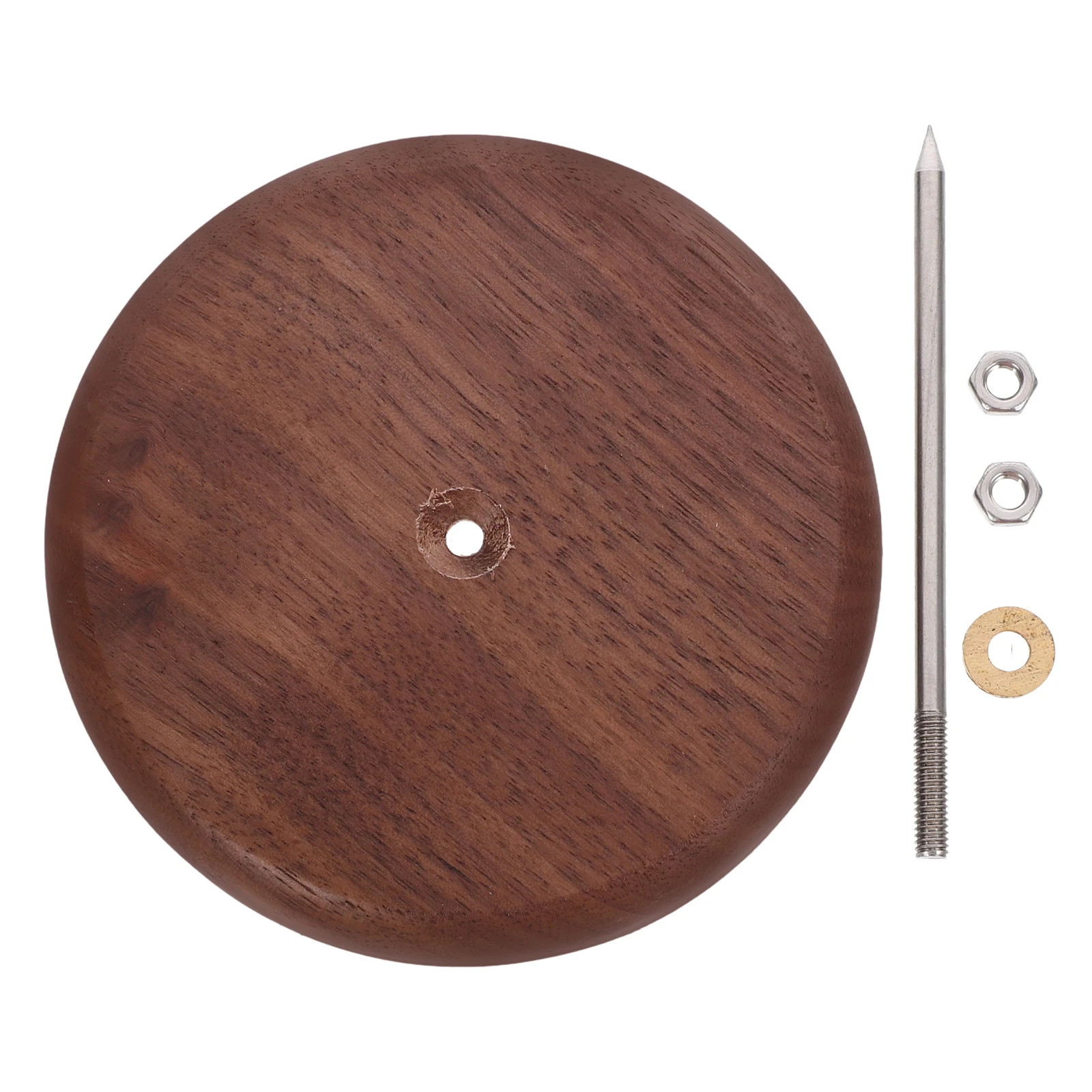 

Walnut Ticket Insert Restaurant Check Holder Bill Holders Notes Stub Iron Desk Organizer Receipt Spike Wood Memo Holder