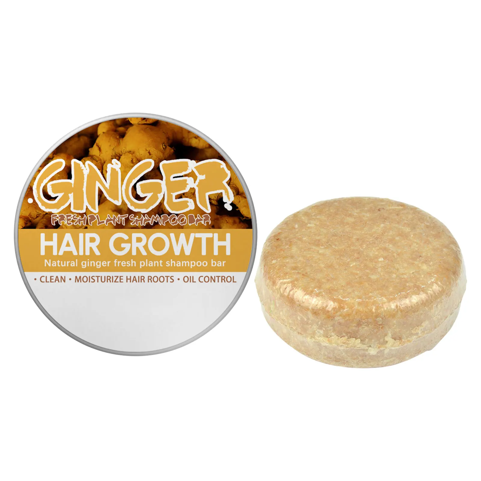 Ginger Hair Care Shampoo Anti-Dandruff Hydrating Shampoo for Hair Fresh Shiny Manageable