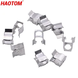 10PCS Engine Compartment Cover Plate Screw Clips Base Spring Clamp For Porsche Cayenne 2003 2004 2005 2006 2007 2008 2009 2010