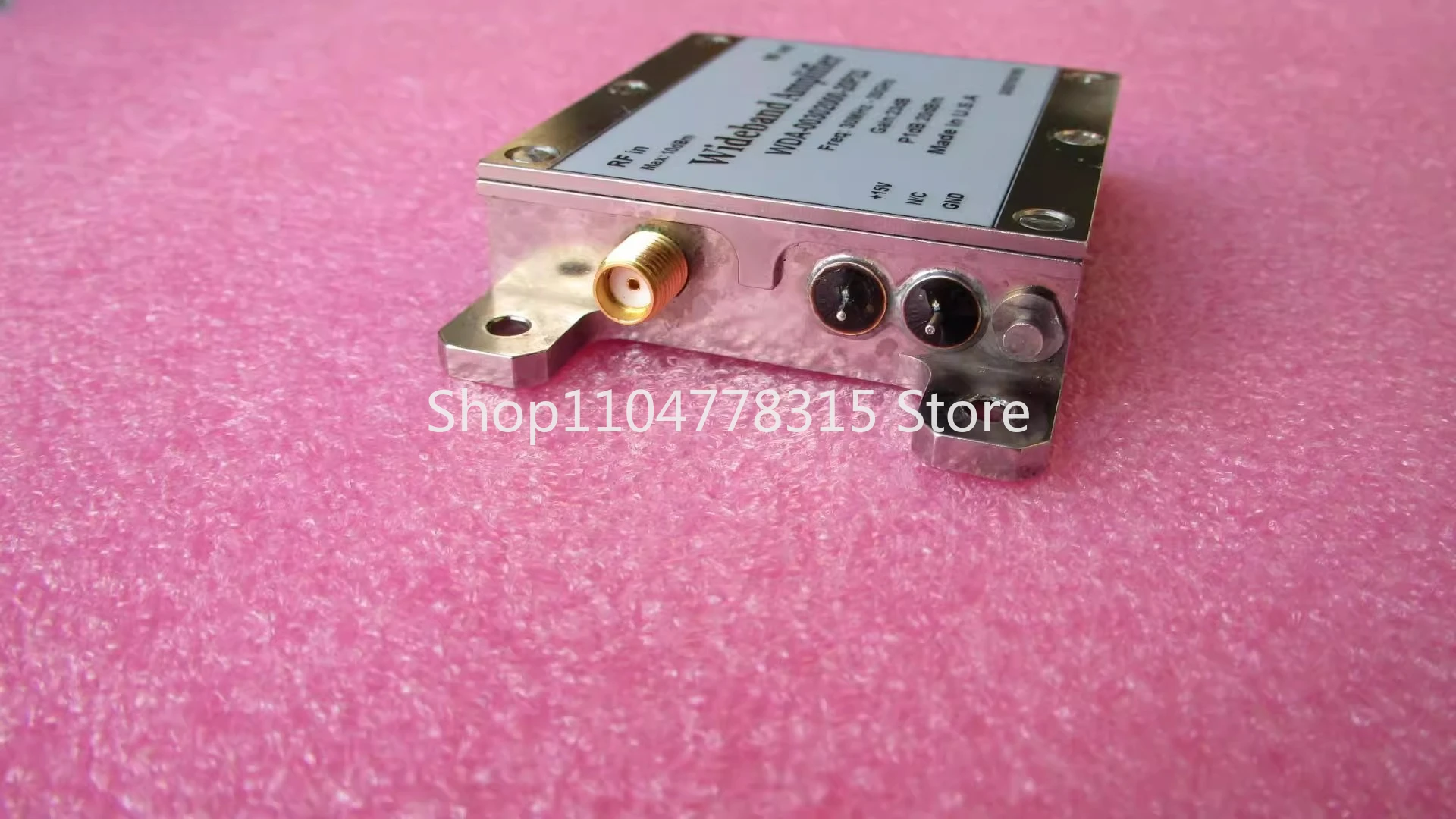 

20 кГц-20 ГГц, 28 дБ, 21 дБм SMA, малошумящий микроволновый широкополосный усилитель (б/у разобранные детали)