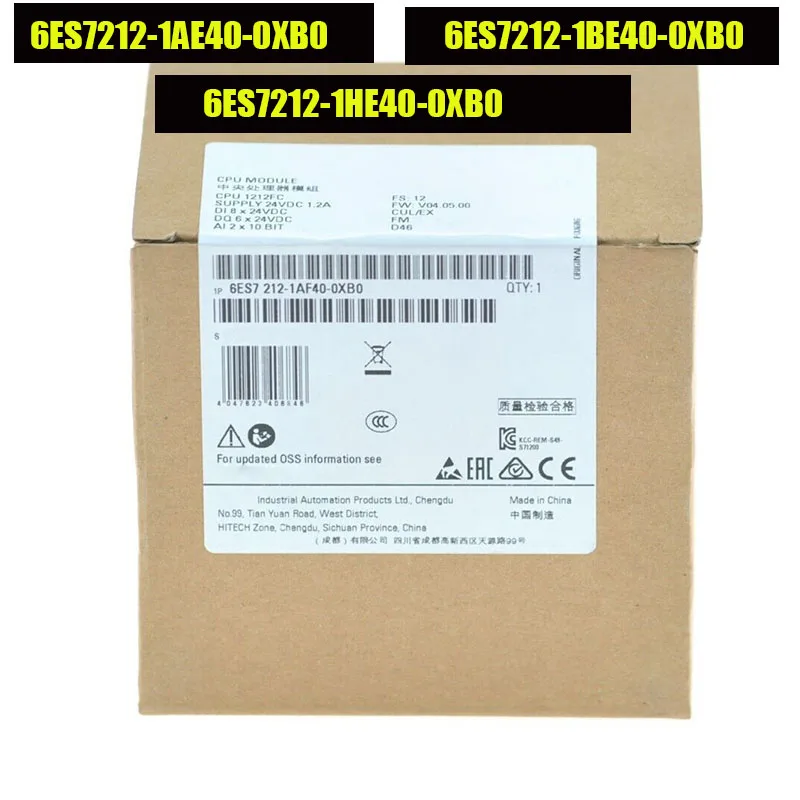 

New In Box 6ES7212-1HE40-0XB0 6ES7212-1BE40-0XB0 6ES7212-1AE40-0XB0 CPU Module 1212C 1 YEAR WARRANTY