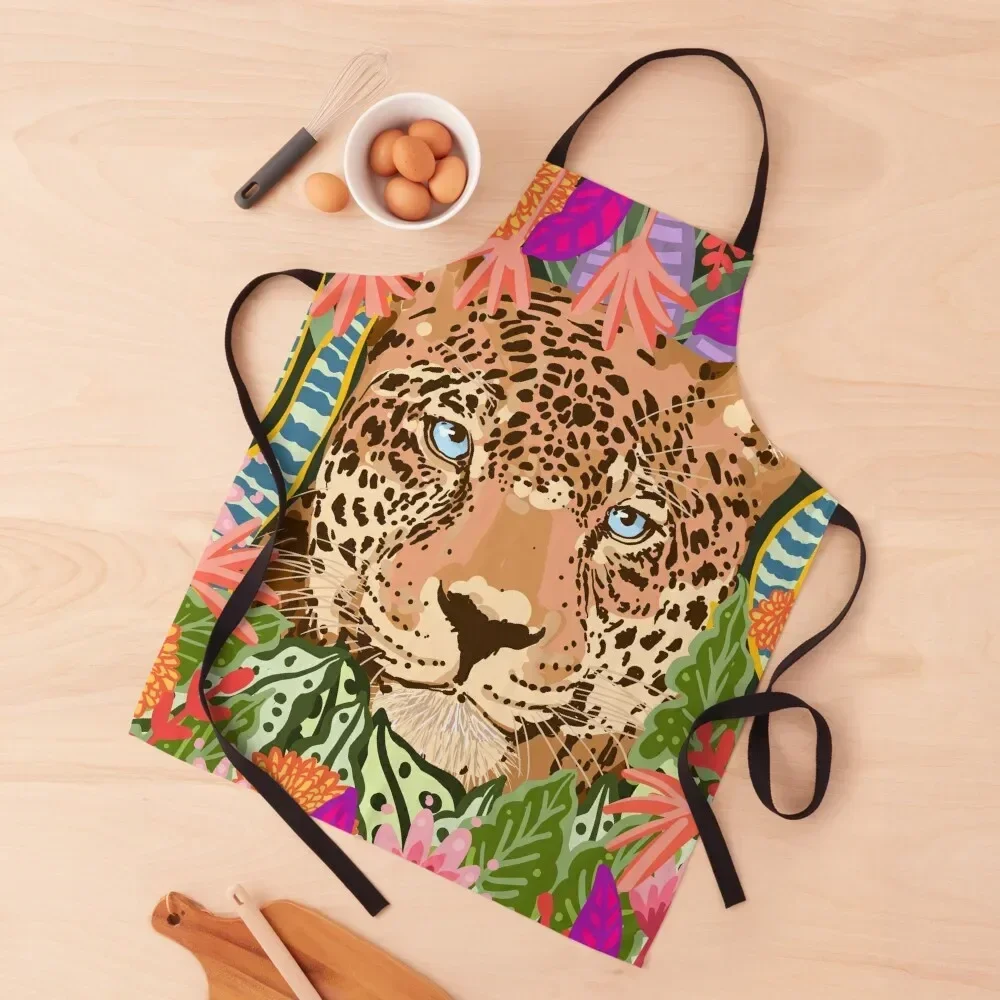 

Peek A Boo Leopard Apron Kitchen For Women Women's Dresses Apron