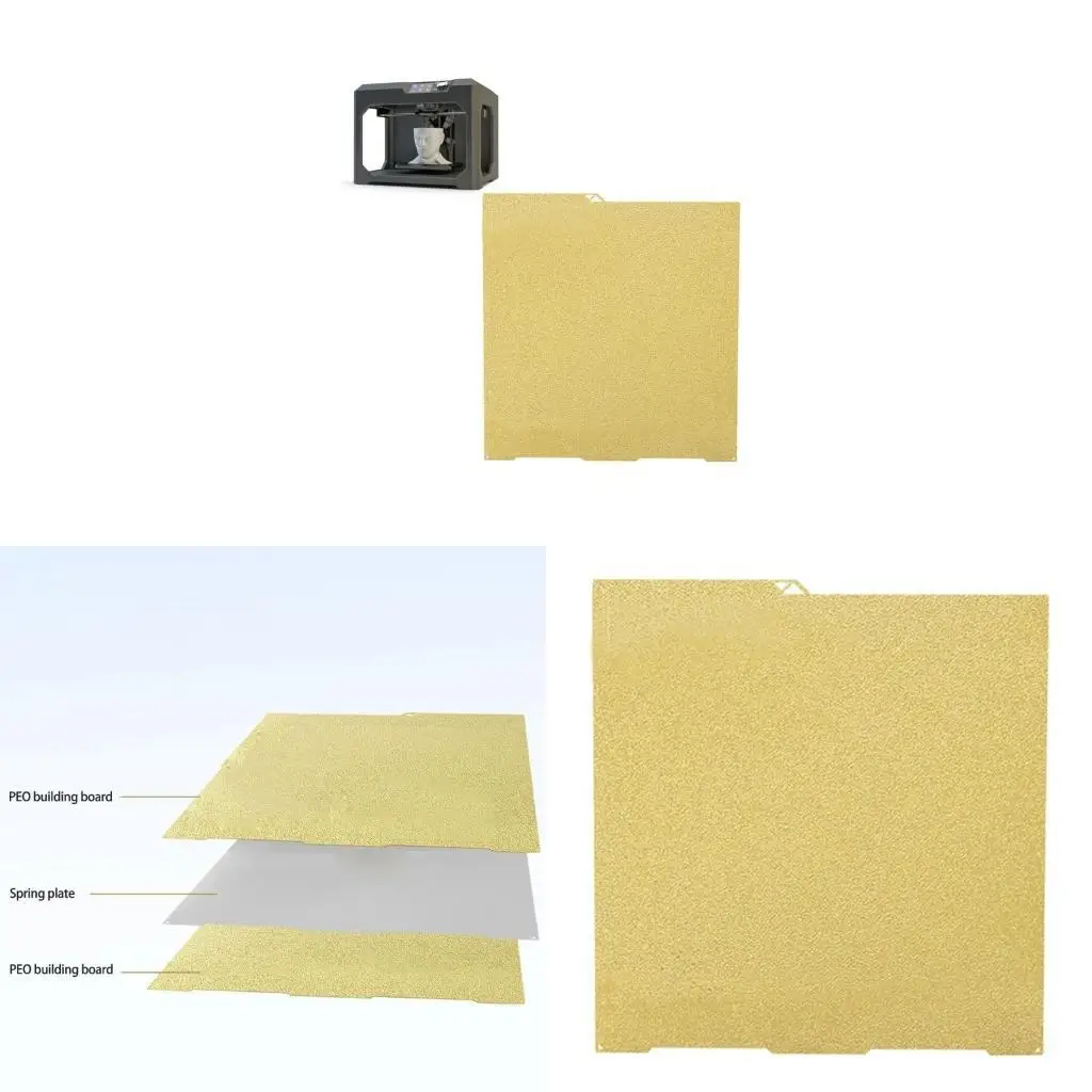 

R53C Printer Heatbed Platform Double Sided PEI Textured Spring Steel Sheet