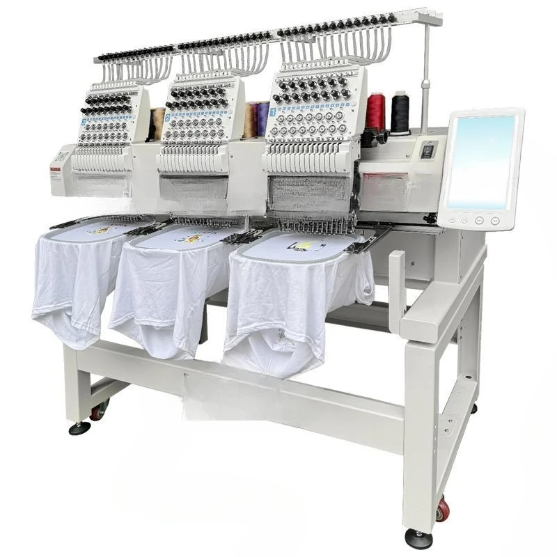 Multifunctional fully automatic computerized embroidery machine