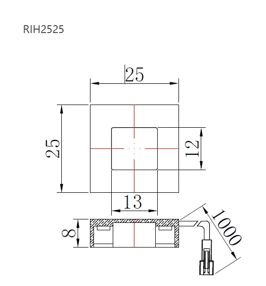 RIH25IR automatic equipment LED light source machine vision detection square shadowless low Angle detection light source