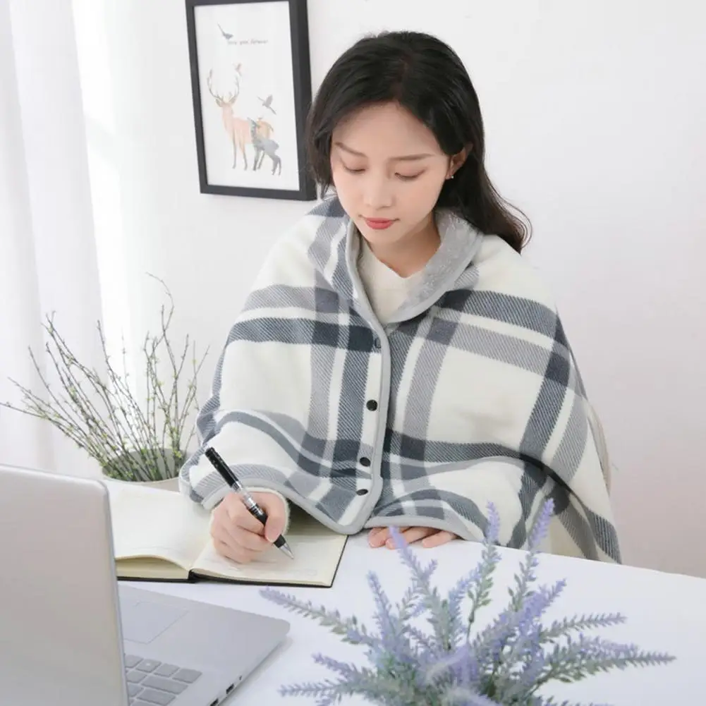 Pled Pikowane Ponczo Mała Kołdra Szal Koc Mężczyźni Kobiety Dzieci Koc Górne Ciepło Szalik Łóżko Sofa Podróżny Koc Narzuta