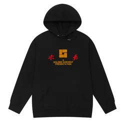 Golden Harvest Film HK Black Vintage Hoodies Fashion Streetwear Sweatshirts men women unisex Cotton