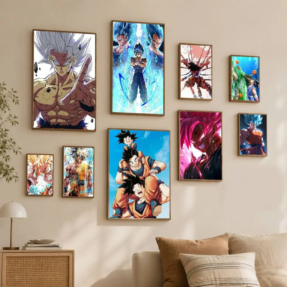 Cuadro sobre lienzo para pared de Dragon Ball de Japón, carteles e impresiones, imágenes de pared, decoración para habitación de niños, sin marco