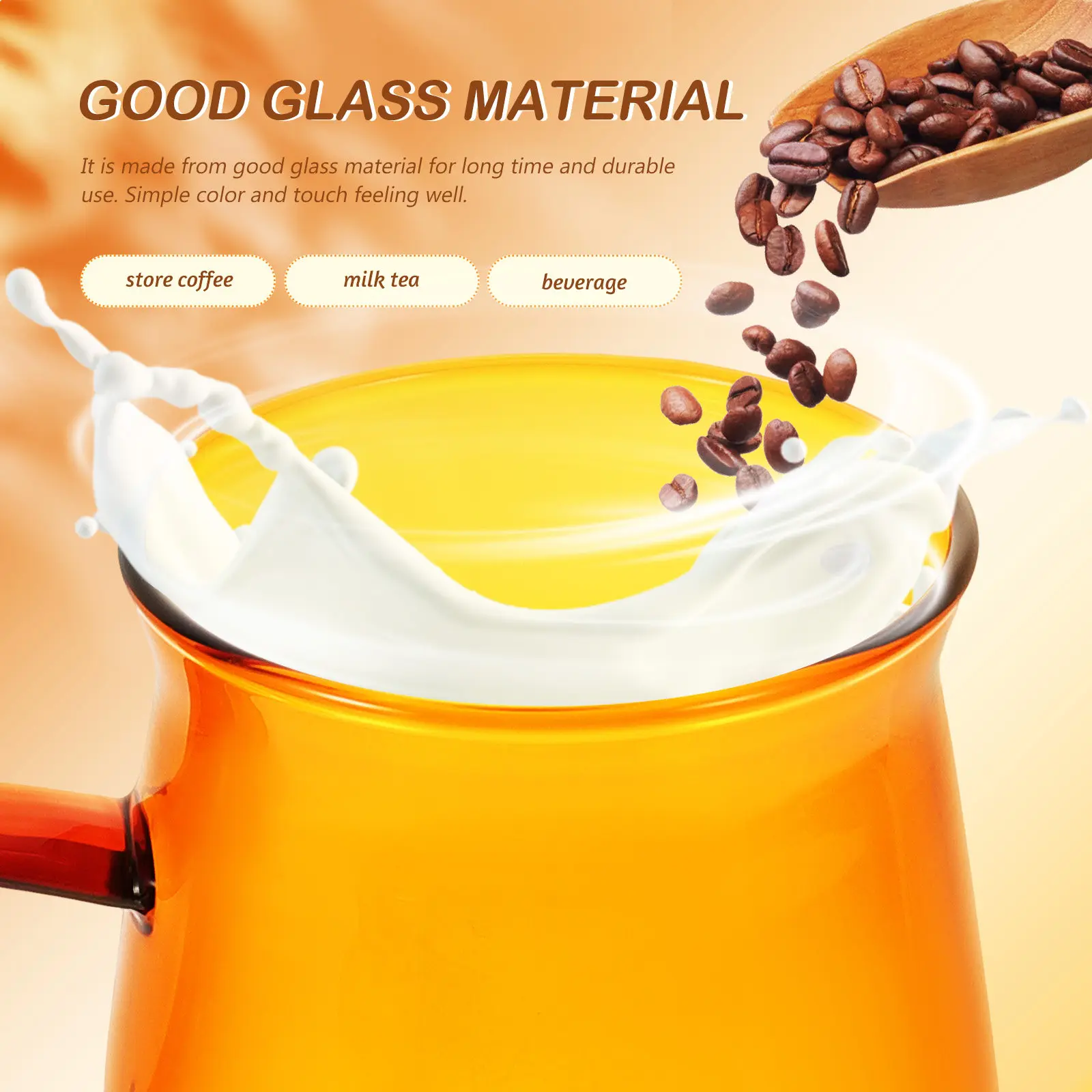 1Set Vintage Glass Coffee Cup Set with Saucer Elegant Retro Drinking Cup for Home Office Bakery Coffee Shop Tea Serving