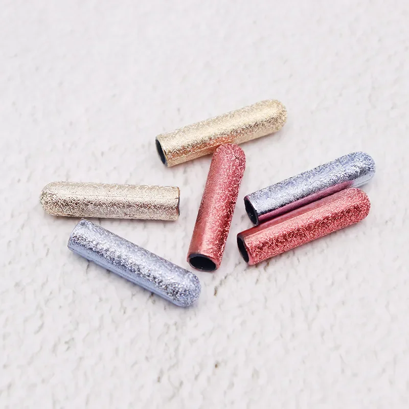 Coolstring Permium accessorio 22.2*5.5MM Pretty Shoelace Plastic Tips Beauty Ropes Aglets Canvas Lace Decoration 4 pz/set Selling