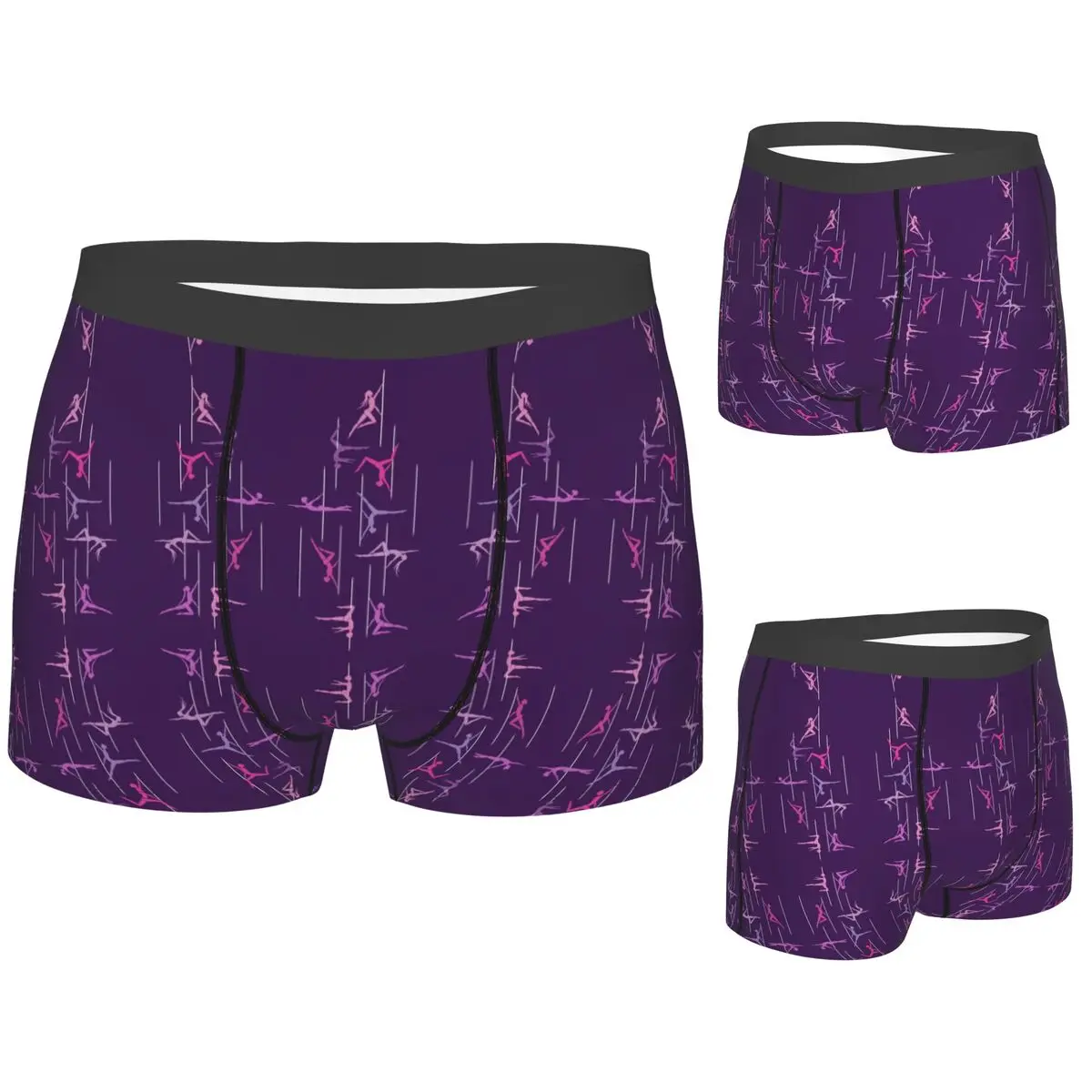 

Boxer Underpants Shorts Pole Dance Panties Male Comfortable Underwear for Homme Man Boyfriend Gift