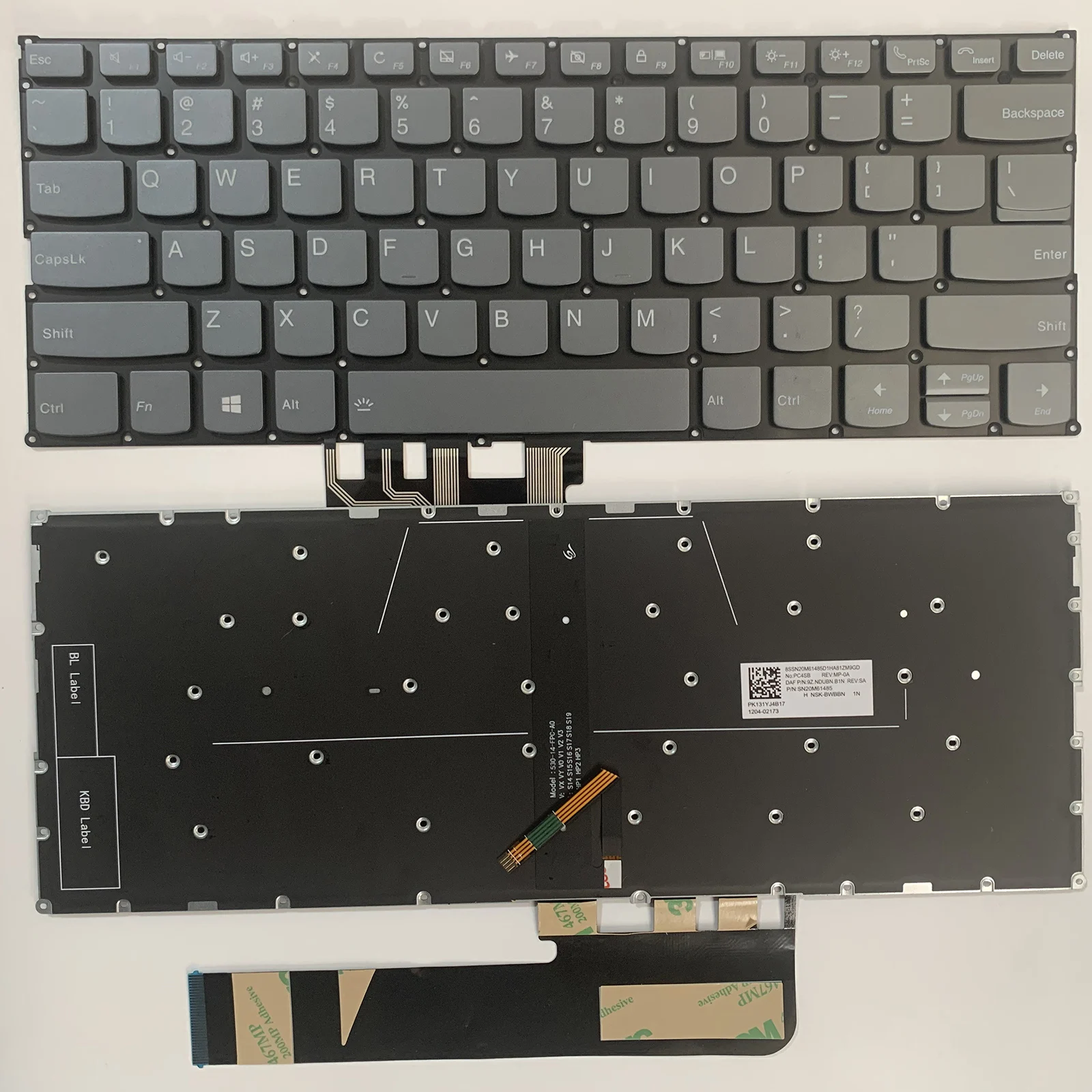 

Laptop keyboard US Layout for Lenovo Thinkbook 14IIL K4e-IML E4-IIL V340-14 6-14IIL