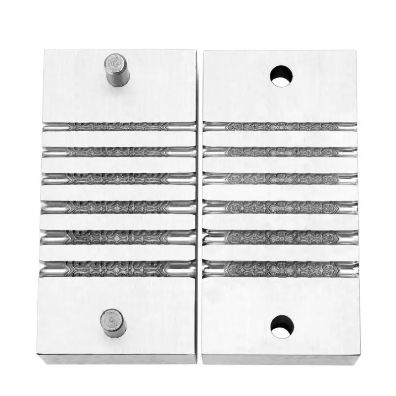 For jewelry bracelet processing, upper and lower groove gold steel mold mold