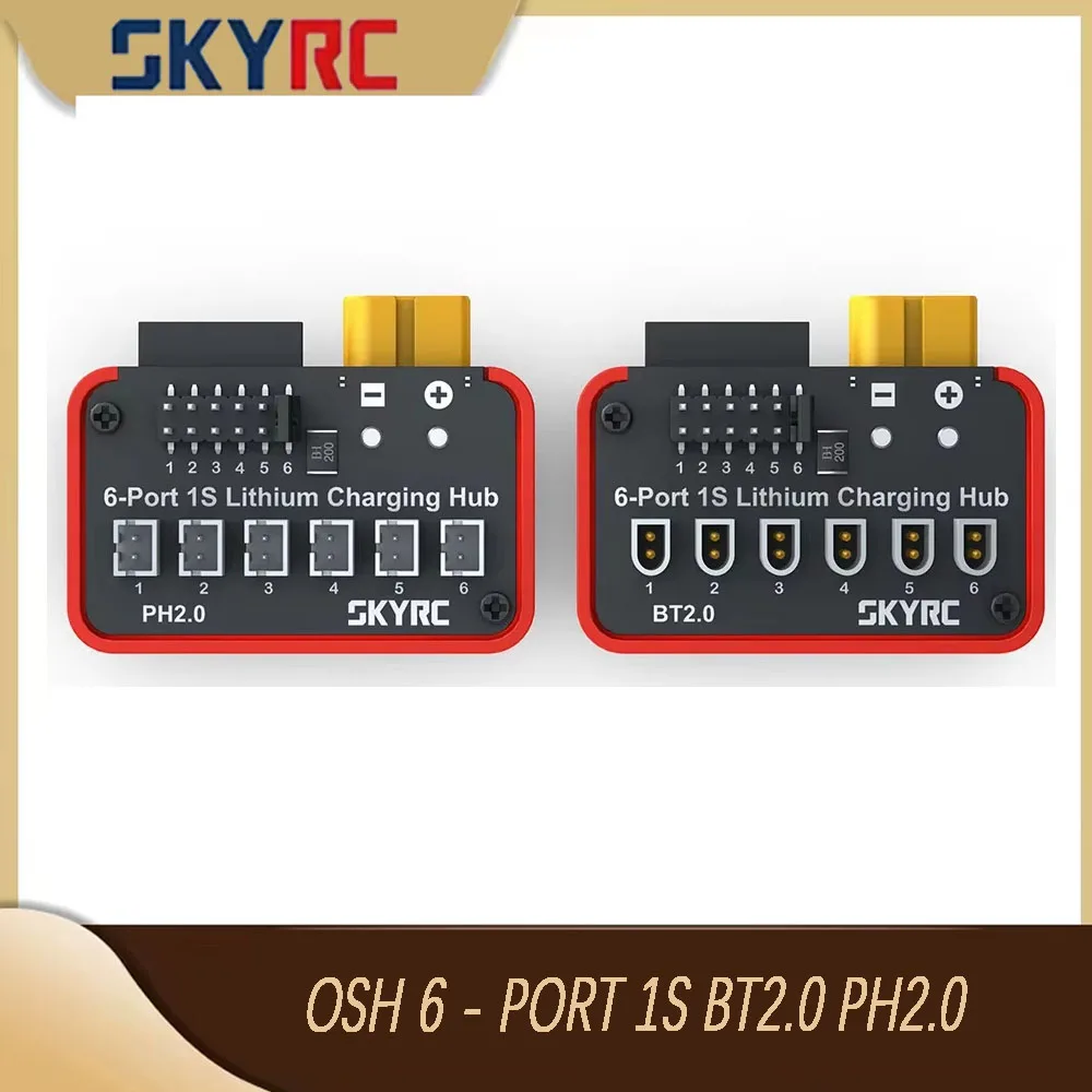 

6-портовый зарядный концентратор SkyRC OSH 1S — поддерживает LiPo/LiFe/Li-ion/LiHV, работает с серией B6neo