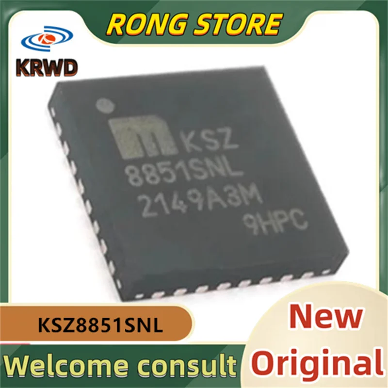 

2PCS KSZ8851SNL New original KSZ8851 QFN32