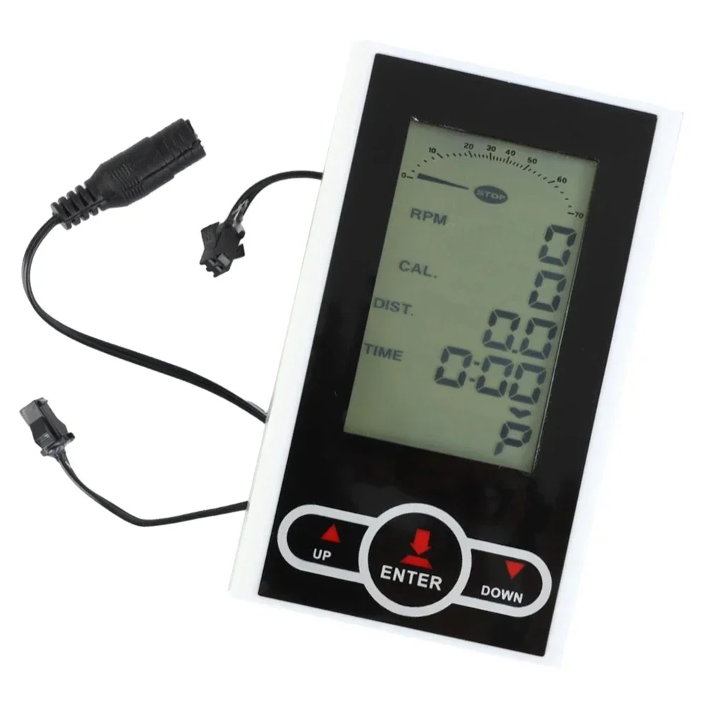 Monitor per cyclette tachimetro bici stazionaria trainer ellittico display cruscotto per biciclette passo macchina palestra parti fitness