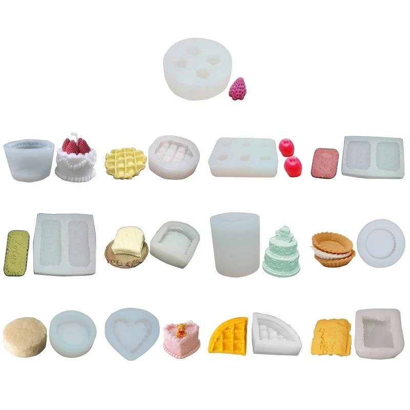 Silicone Fandont Mold Silica Gel Molds Chocolate Mould Ice Cream for Cake Baking - Image 2
