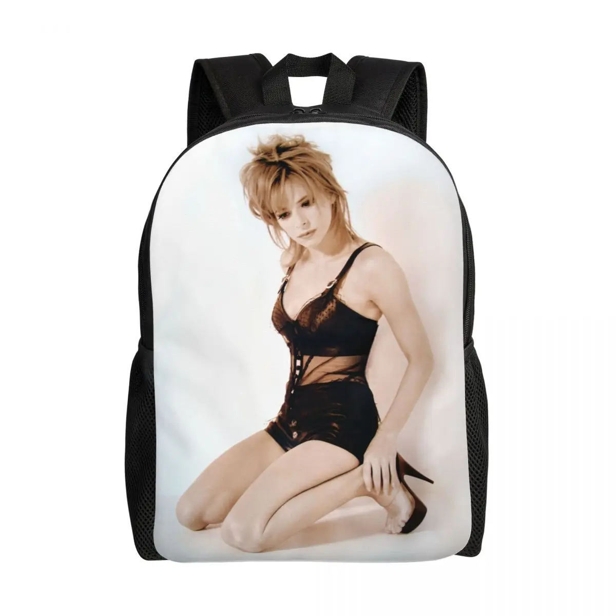 Sexy Mylene Farmer Backpack for Men Women School College Student Bookbag Fits 15 Inch Laptop Bags