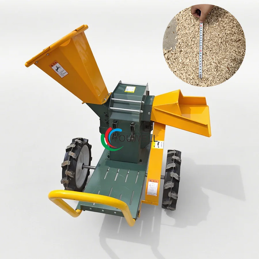 

Convenient Small Home Mobile Wood Chip Pulverizer Efficient in Crushing Tree Branches Product Category Forestry Machinery
