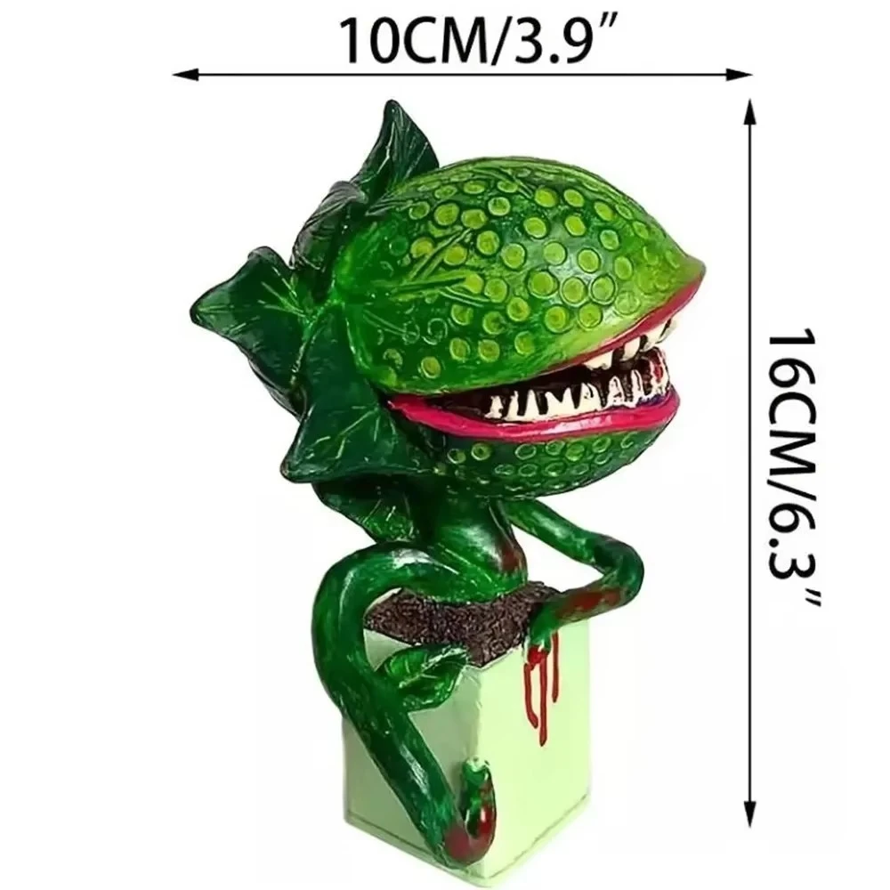 زهرة البيرانا طبق الاصل الفيلم الدعامة ساحة الراتنج الحلي متجر صغير من الرعب هالوين الديكور الديكور في الهواء الطلق #2