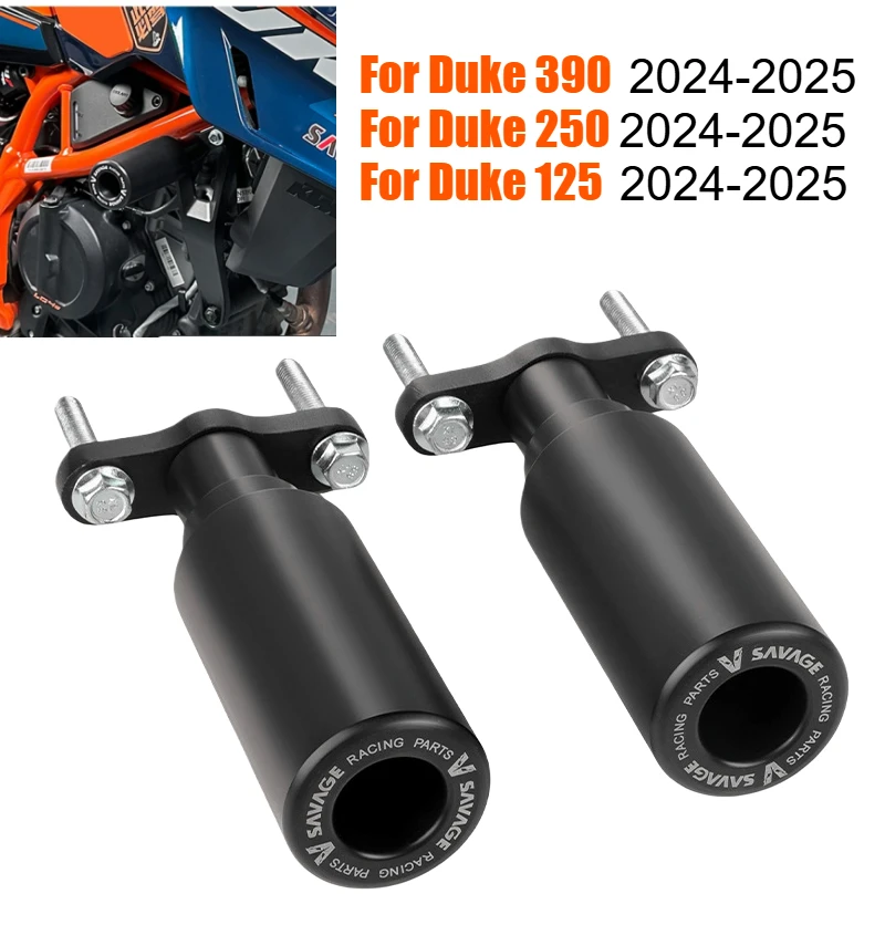 

2025 для Duke 390 Duke 250 Duke 125 DUKE 390 250 125, слайдер рамы мотоцикла, защита от столкновений, защита двигателя, защита обтекателя