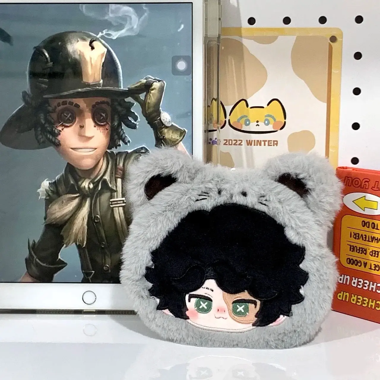 محفظة عملات معدنية قطيفة لطيفة أنيمي ، حقيبة تخزين المفاتيح ، هدايا حفلات الأعياد للأطفال